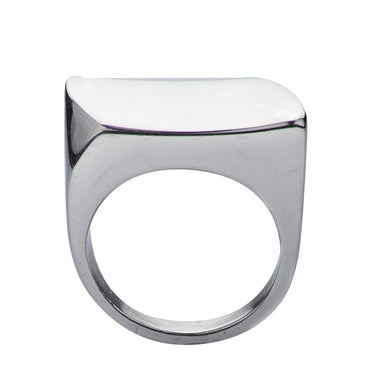 Anillo Liso Plateado
